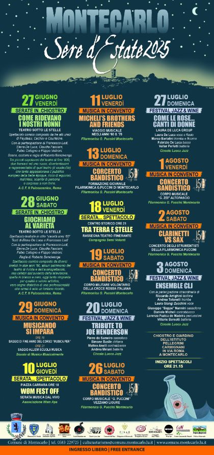 ORD. N. 56 E 59 - VIABILITA' MODIFICATA NEL CENTRO STORICO - EVENTI ESTIVI 2025 ORD. N. 56 E 59 - VIABILITA' MODIFICATA NEL CENTRO STORICO - EVENTI ESTIVI 2025