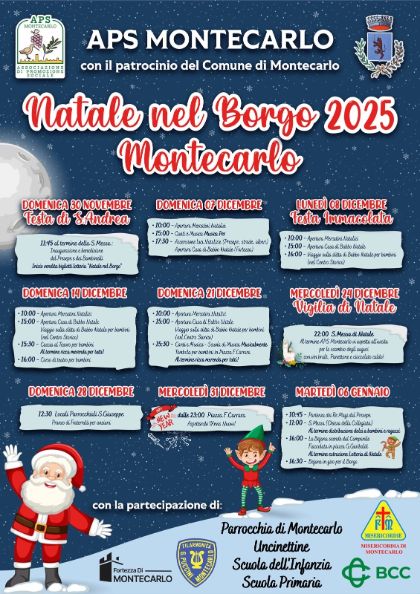 NATALE NEL BORGO 2025 - MONTECARLO