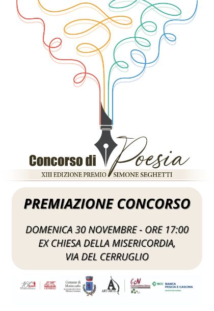 Premiazione Concorso di Poesia - XIII Edizione Premio Simone Seghetti - 30 novembre 2025