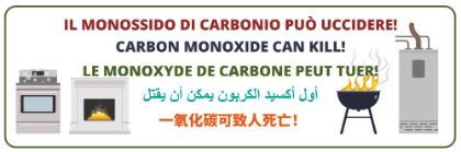 Avvertenze da Regione Toscana - Monossido di Carbonio