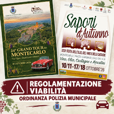 Eventi d’autunno e regolamentazione viabilità