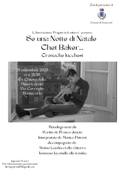 Locandina - Chet Baker cronache lucchesi