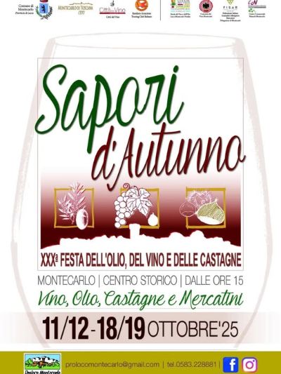 Locandina - Sapori d'autunno 2025