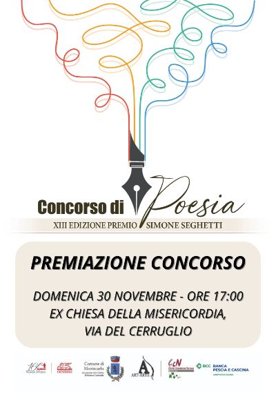 Locandina Premiazione - Concorso di Poesia 2025
