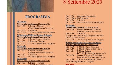 Locandina - Madonna del Soccorso 2025