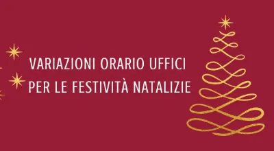 Logo - Variazione orari natale